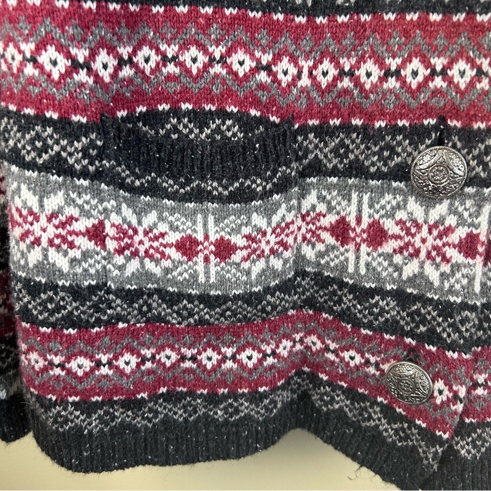Vintage Penmans Women’s knit cardigan metal buttons pockets size large - Picture 3 of 9